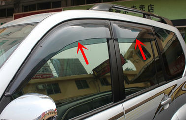 Cina Injection Moulding Car Window Visors Untuk Prado 2010 FJ150 Sun Rain Guard pemasok
