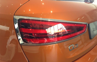Cina Audi Q3 2012 Car Headlight Cover Chromed Plastic ABS Untuk Lampu Belakang pemasok