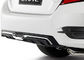 Penggantian Auto Body Kits Honda New Civic 2016 2018 Rear Bumper Diffuser Serat Karbon pemasok